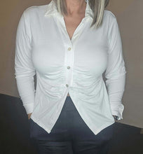 Load image into Gallery viewer, Ruched Button Down Top

