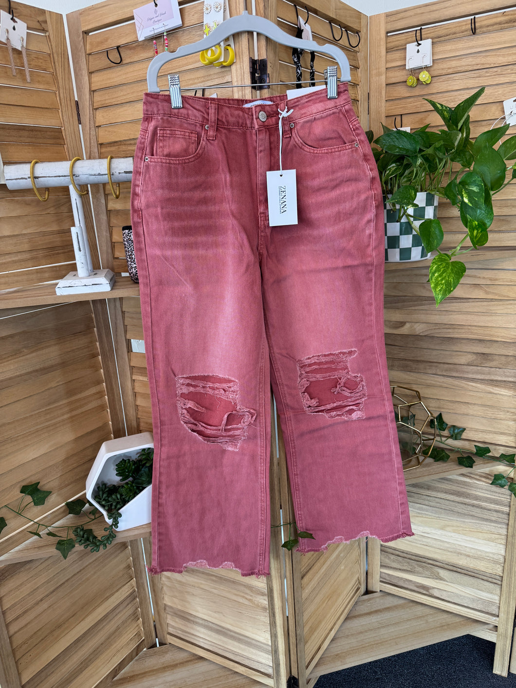Distressed Denim - Zenana Brand