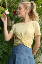 Load image into Gallery viewer, Yellow Cropped Tee
