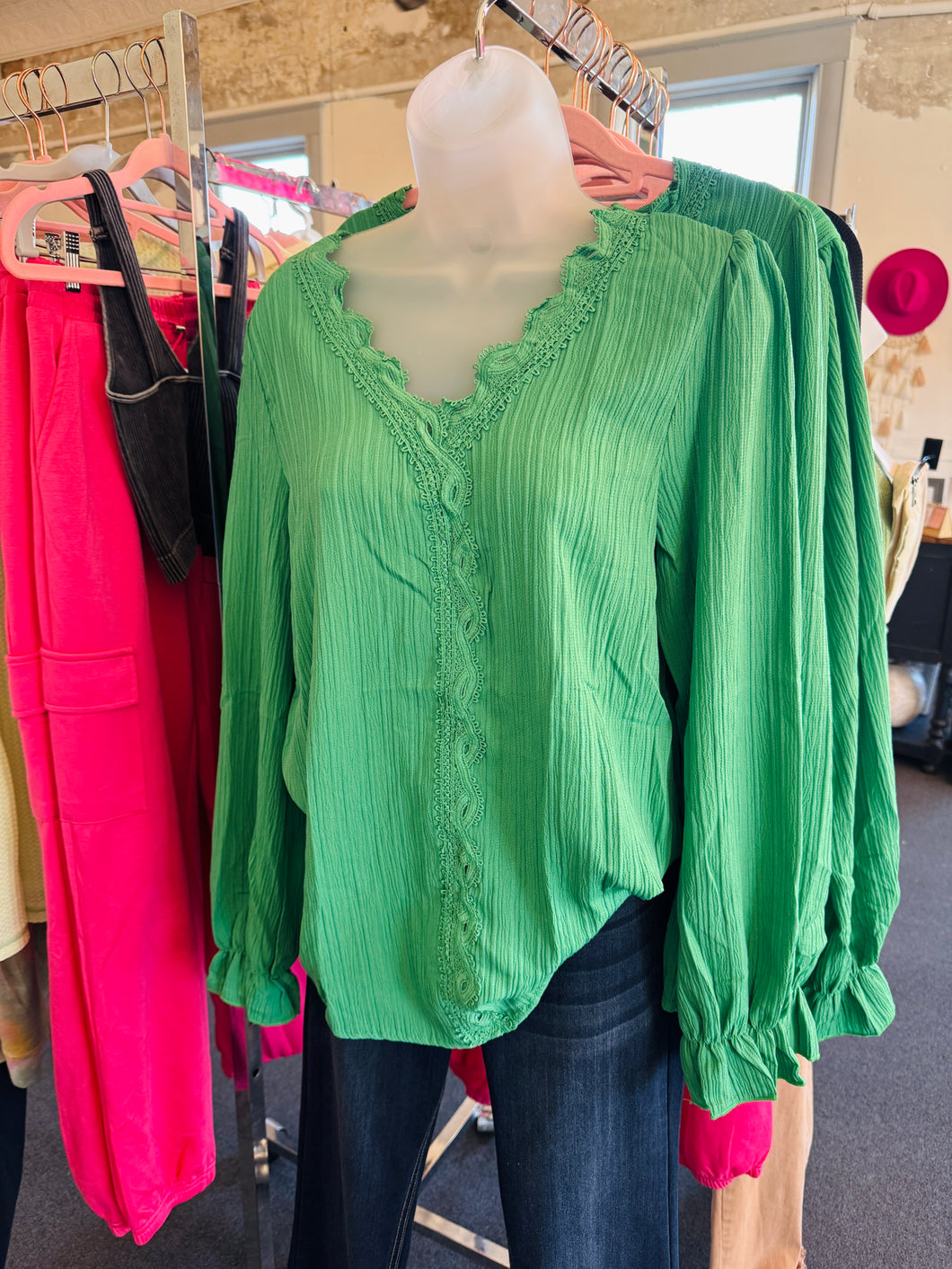 Green Spring Top