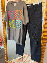 Load image into Gallery viewer, Black Distressed Denim
