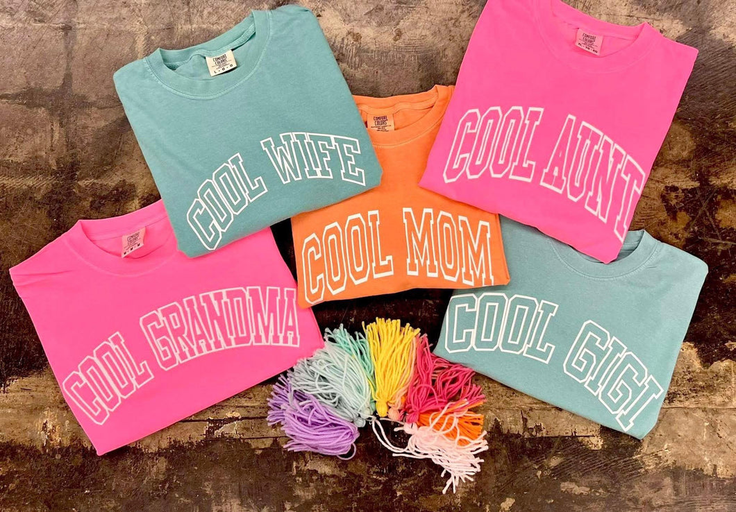 Custom Cool Name Tee - Cool Gram - Hot Pink