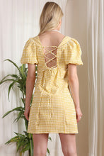 Load image into Gallery viewer, Yellow Gingham Dress
