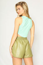 Load image into Gallery viewer, Checkered Cropped Tank
