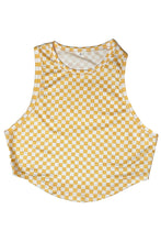 Load image into Gallery viewer, Checkered Cropped Tank

