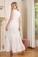 Load image into Gallery viewer, White Tiered Maxi Dress
