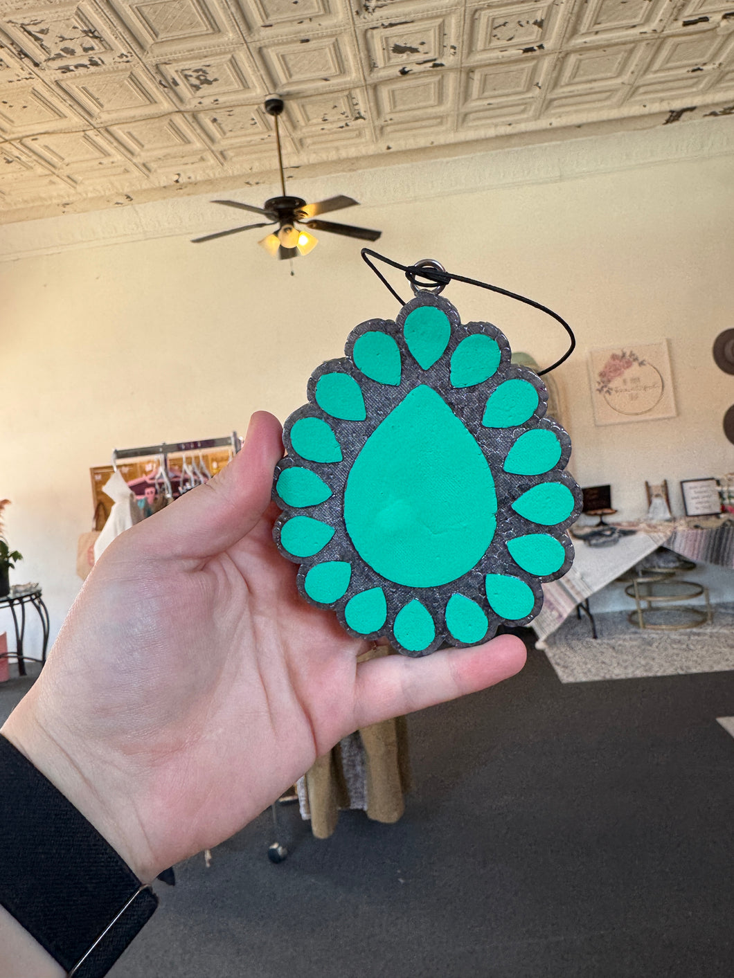 Turquoise Car Freshie - New Car