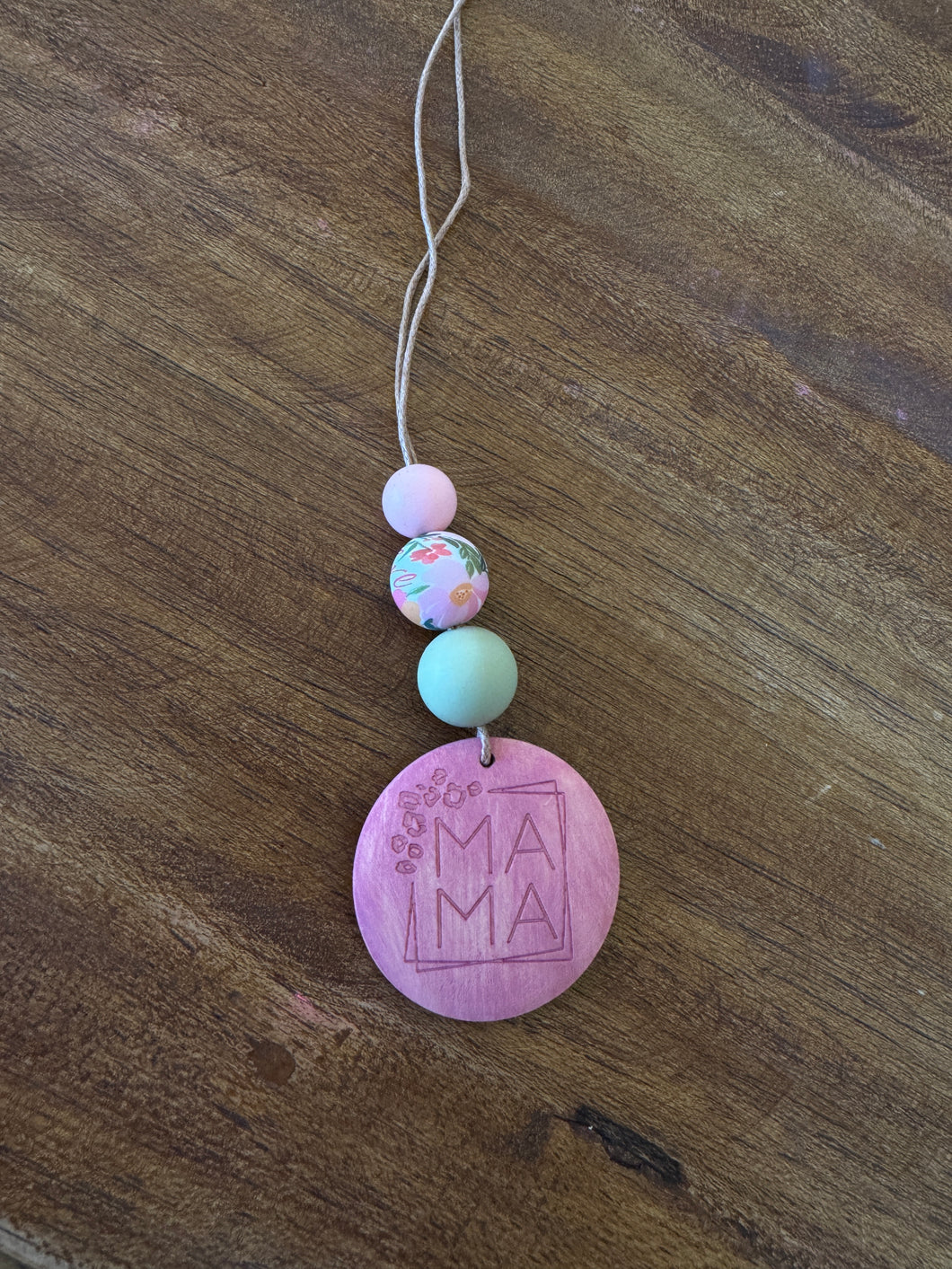 Pink Mama Car Charm