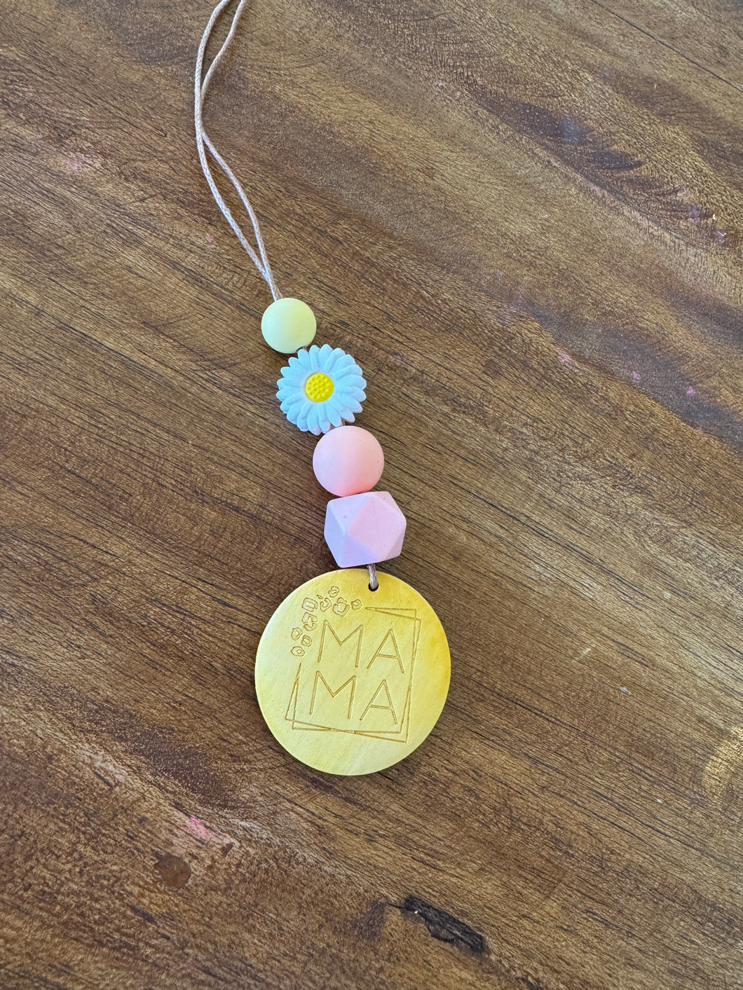 Yellow Mama Car Charm