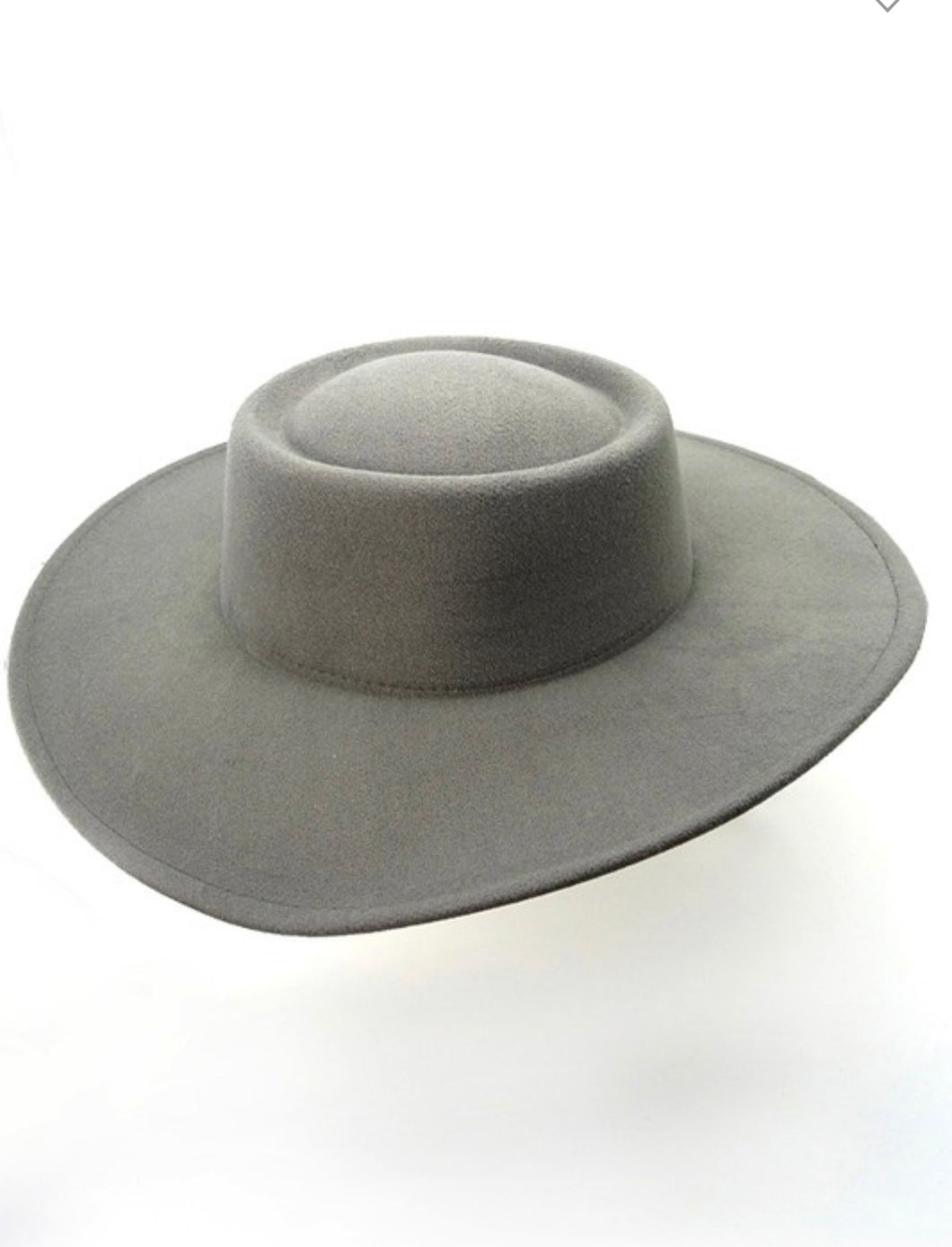 Grey Felt Hat